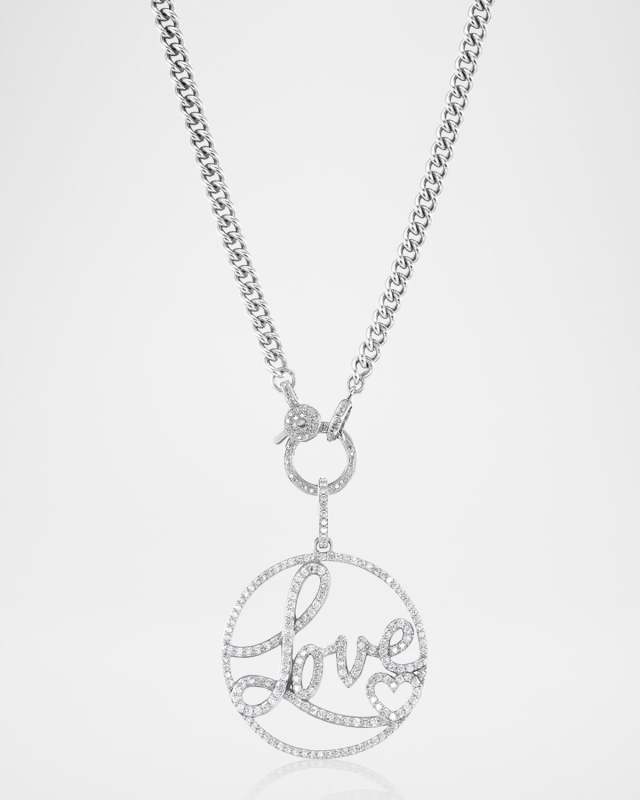 Diamond Love Pendant Necklace